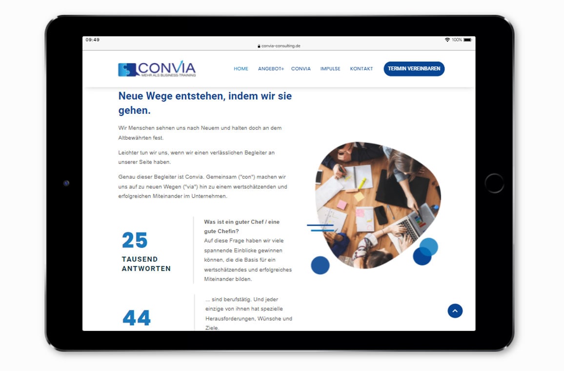 Nebenberuflich gegründet ohne Technikfrust – Convia Consulting