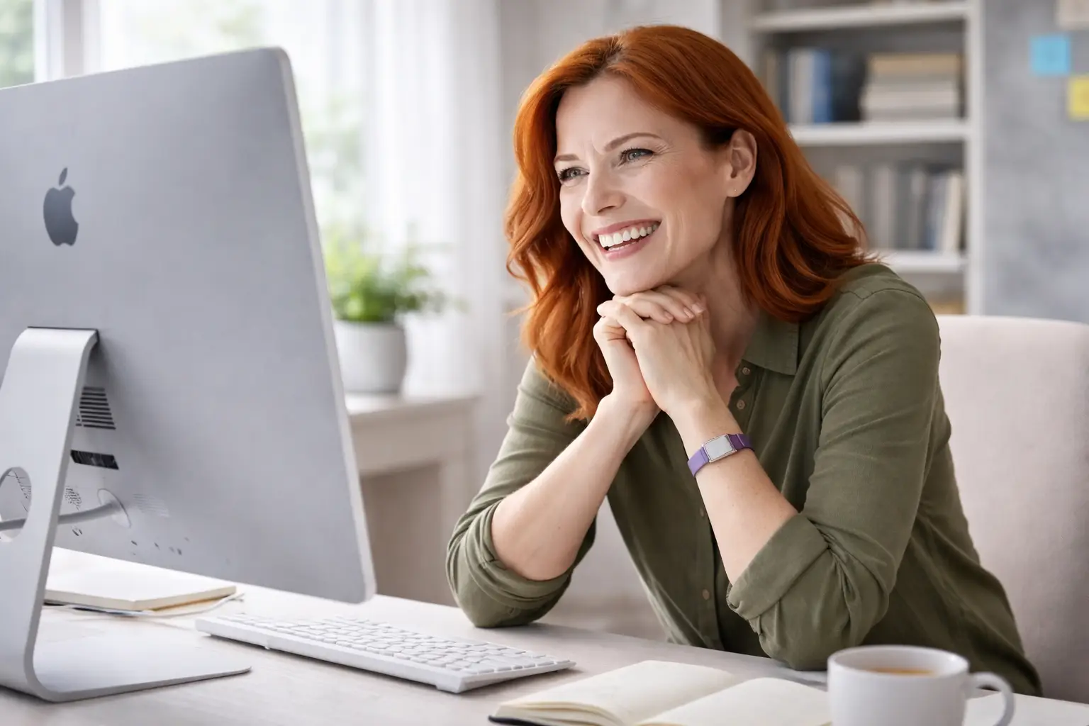 Therapeutin sichtbar und glücklich , SEO Milena Paralis