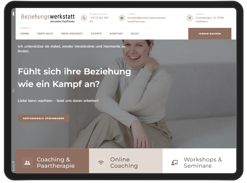Website Optimierung für Praxen & Therapeuten
