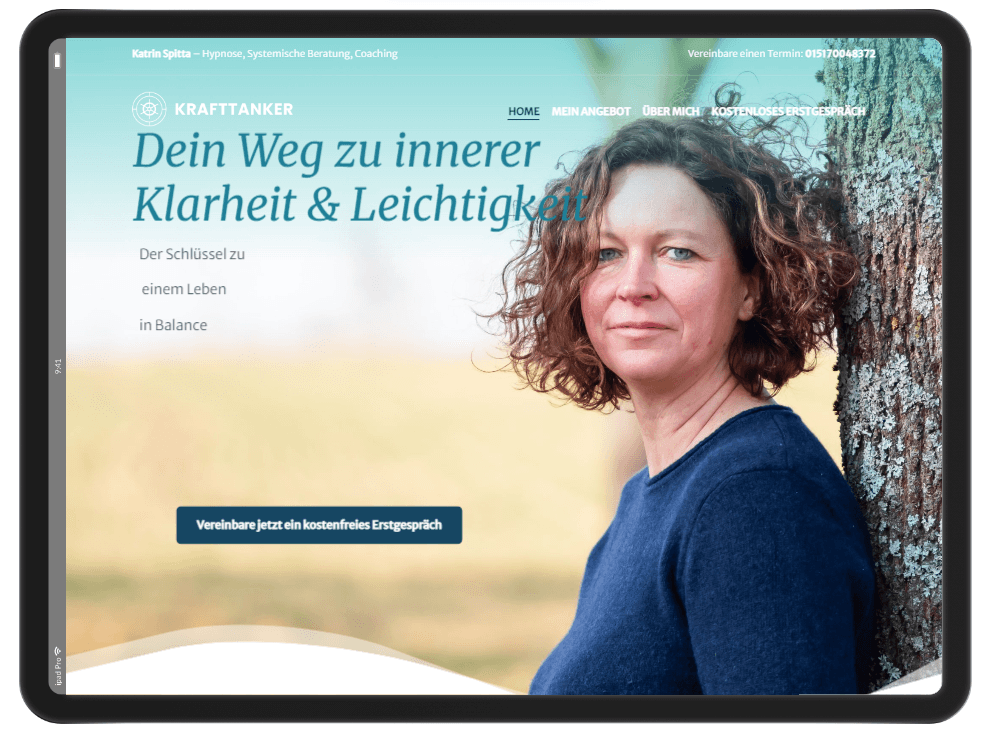SEO Optimierung Website für mehr Anfragen – Referenz Katrin Spitta